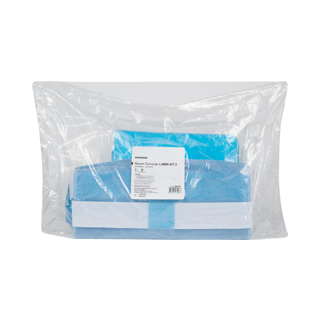 McKesson Room Turnover Kit – Arm Board Covers, Table Sheet and Lift/Draw Sheet MK-07