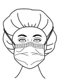 Precept® Foam Fog Shield® Surgical Mask, Green Diamond 65-3320