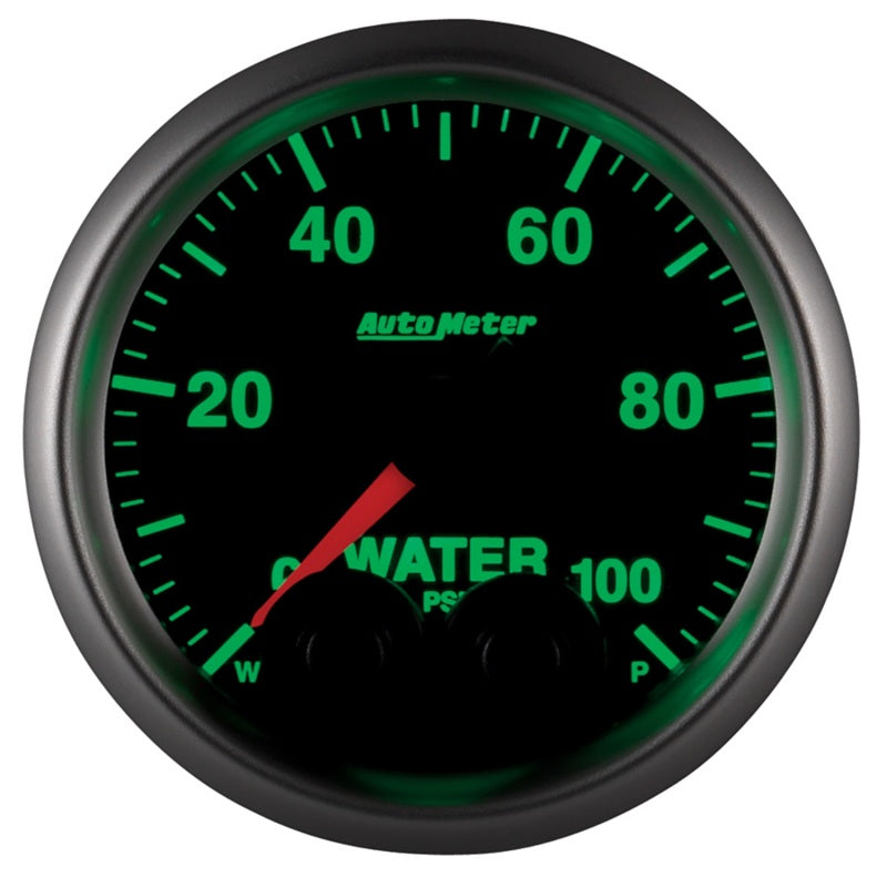 Autometer 2-1/16 E/S Water Press. Gauge - 0-100psi ATM5668