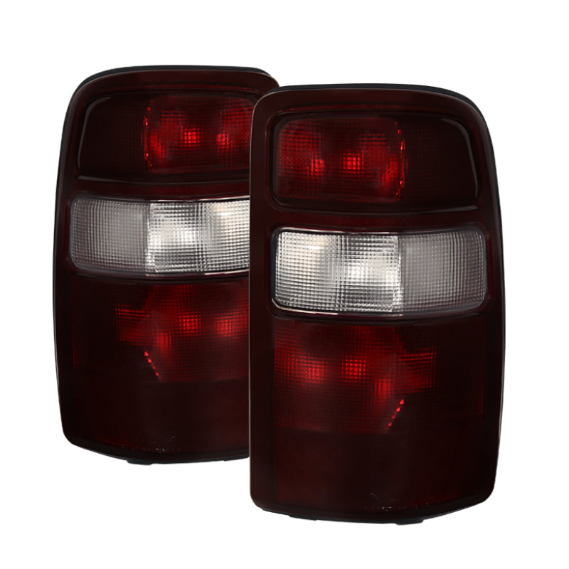 SPYDER Xtune GMC Yukon 00-06 OEM Style Tail Lights w/ Black Rim Red Smoked ALT-JH-CSUB00-OE-RSM 9028809