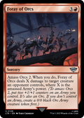 Foray of Orcs (LTR-128) - The Lord of the Rings: Tales of Middle-earth Foil