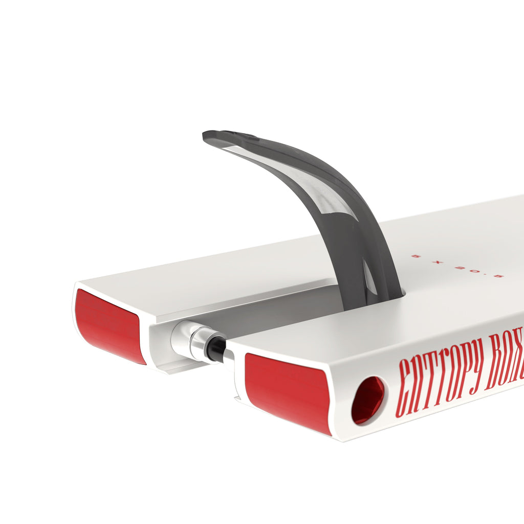 Fuzion Entropy Boxed 2.0 Pro Scooter Deck 5″x20.5″ - Polished White