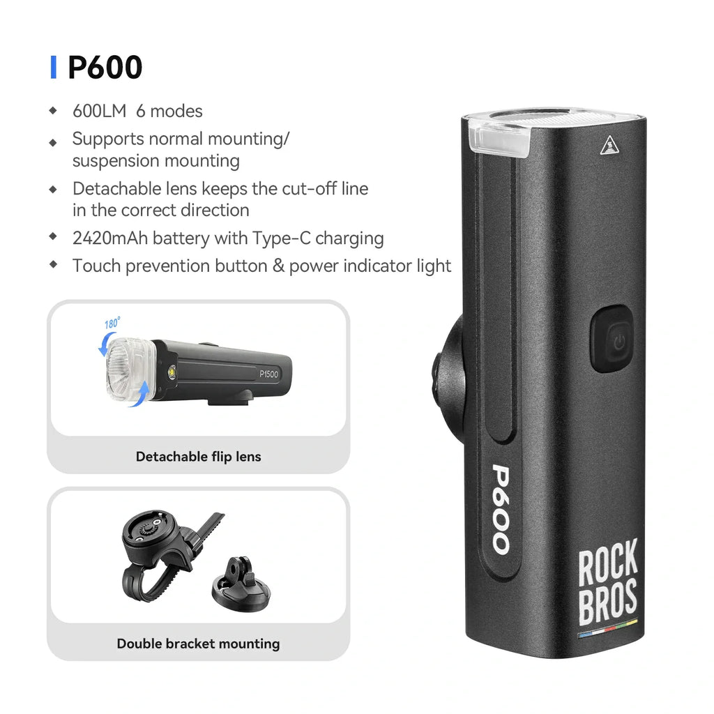 ROAD TO SKY Highlight 600/1200/1500lm usb-c