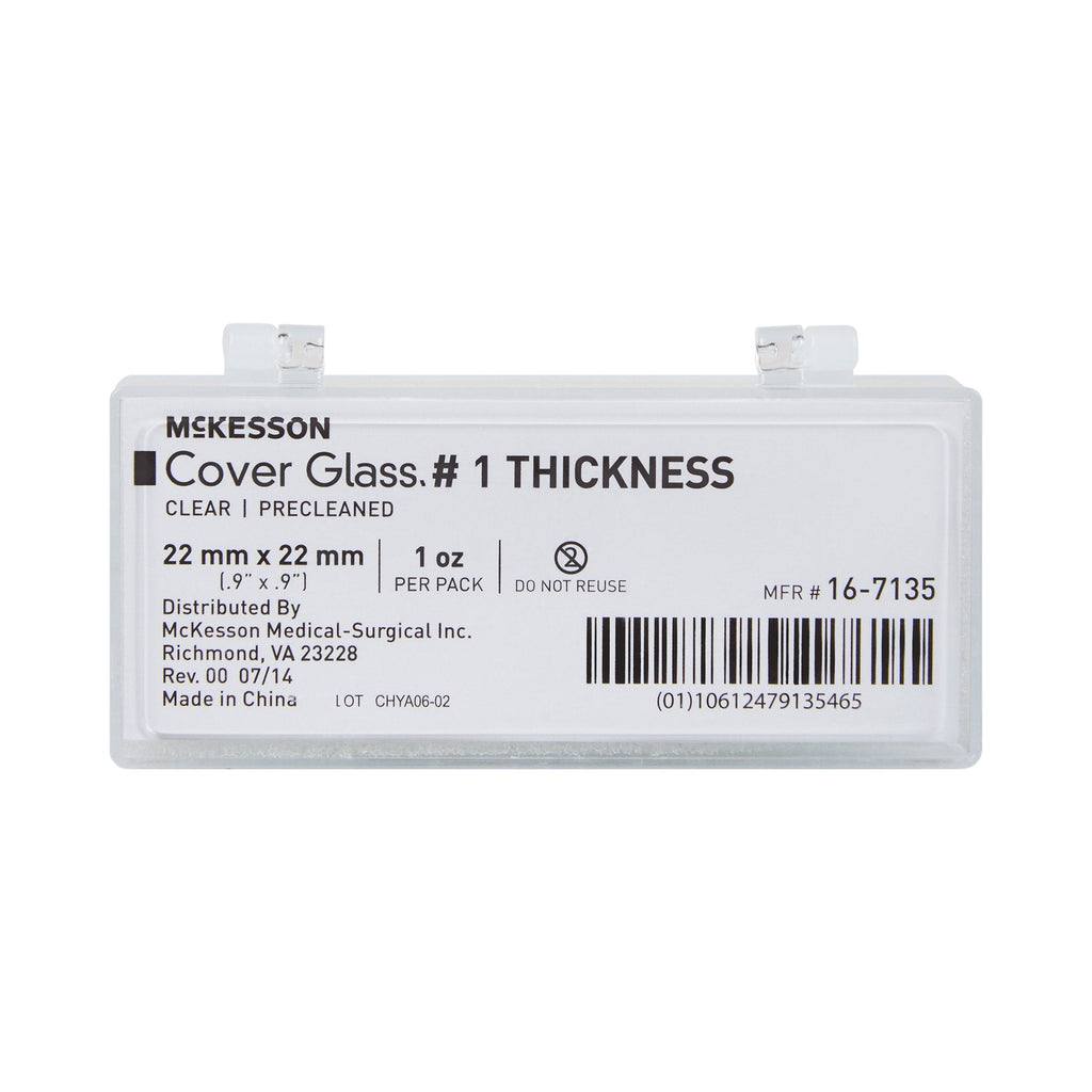 McKesson Cover Glass, 22 x 22 mm 16-7135