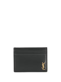 SAINT LAURENT Mini Leather Card Case