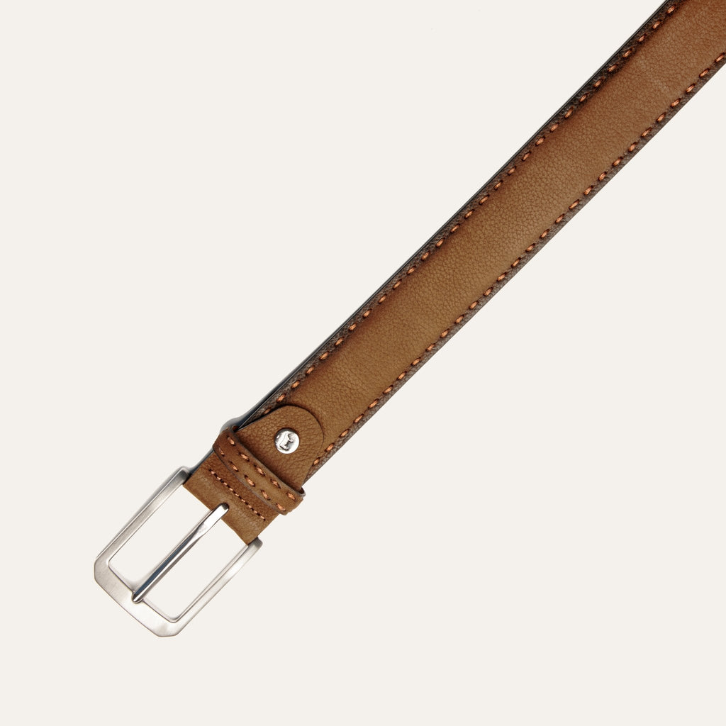 Stitched Nubuck Belt