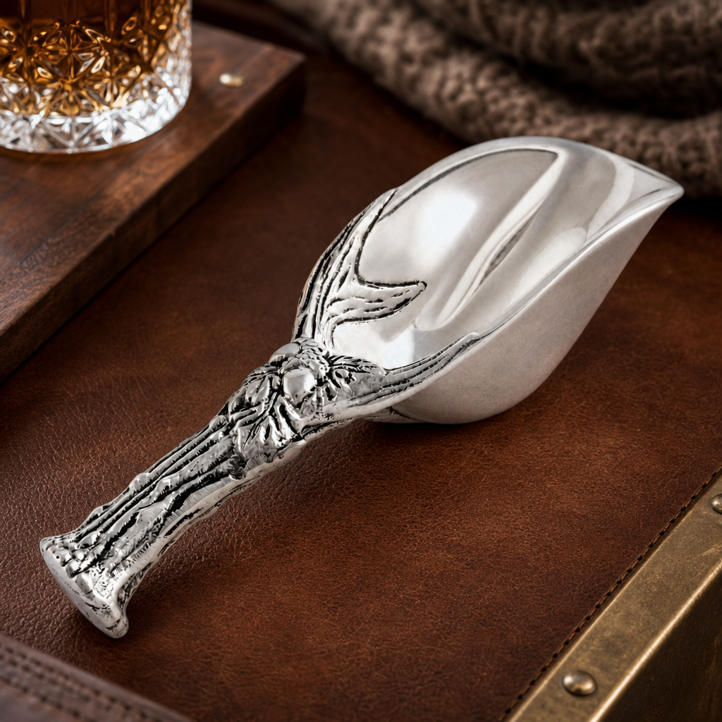 Antler and Oak Leaf Ice Scoop