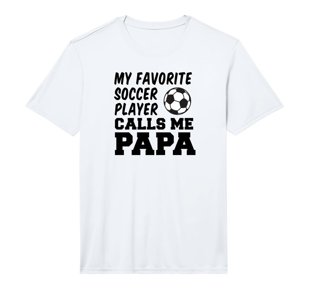Mens My Favorite Soccer Player Calls Me T-Shirt - Graphic Print Unisex