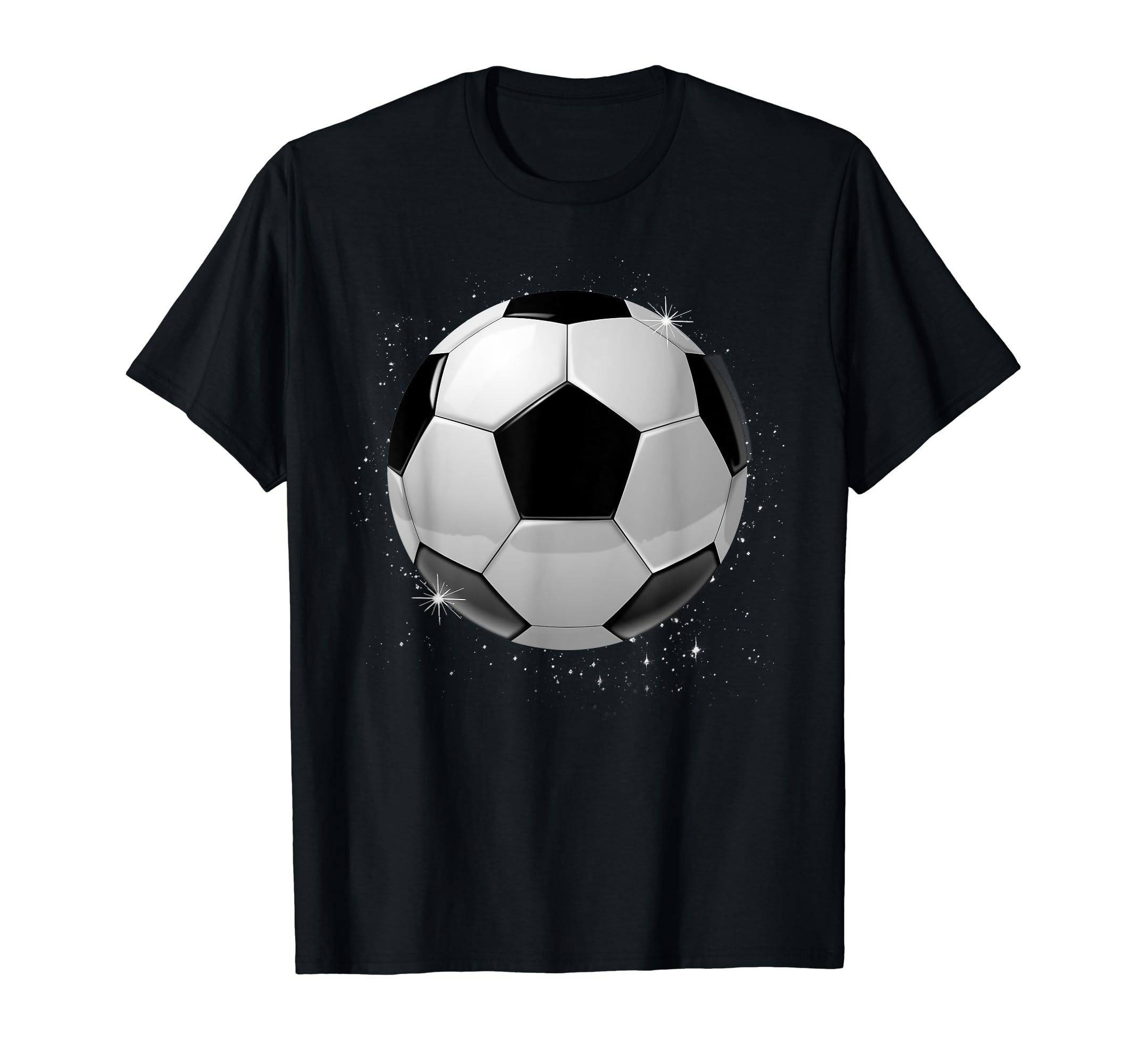 Soccer Football Ball Black And White T-Shirt - Minimalist Print Unisex