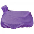 TOUGH1 TOTAL NYLON SADDLE COVER/TOTE - PURPLE