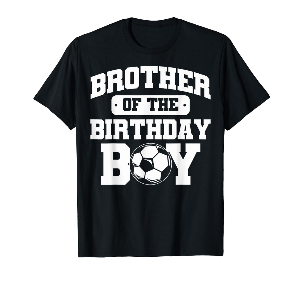 Soccer Birthday Soccer Brother T-Shirt - Minimalist Print for Adults