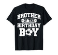 Soccer Birthday Soccer Brother T-Shirt - Minimalist Print for Adults