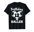 12Th Birthday Baller Funny 12 Year Old T-Shirt - Unique Graphic Unisex