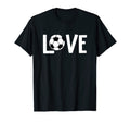 Valentines Day Love Soccer T-Shirt - Graphic Print for Adults