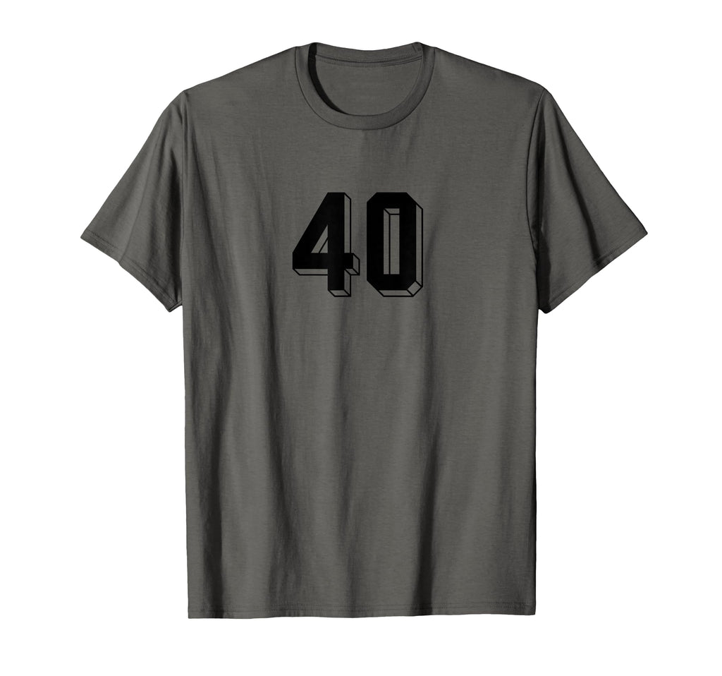 Number 40 80S 90S Soccer Team Jersey T-Shirt - Trendy Graphic Men Women