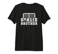 Ice Hockey Goalie Brother Hockey T-Shirt - Casual Everyday Wear for Adults