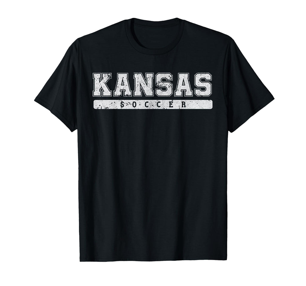 Kansas Soccer Tees Tanks Tops Sweatshirt - Graphic Print for Adults