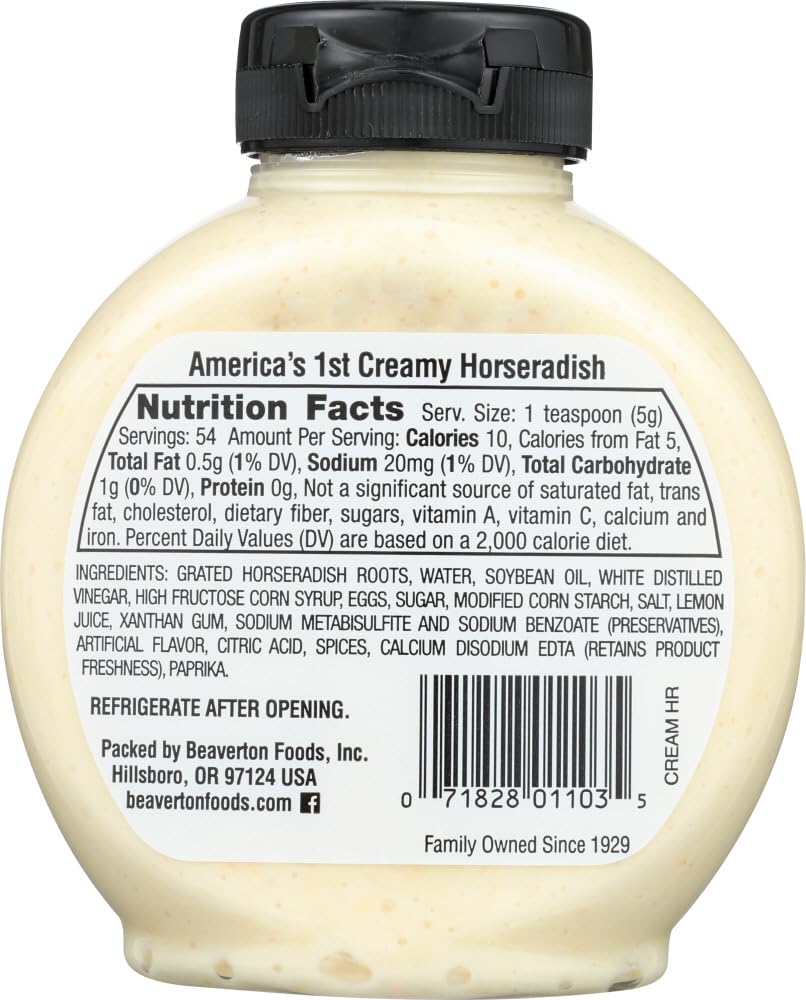 Inglehoffer Creamy Horseradish, 9.5 oz, Pack of 6