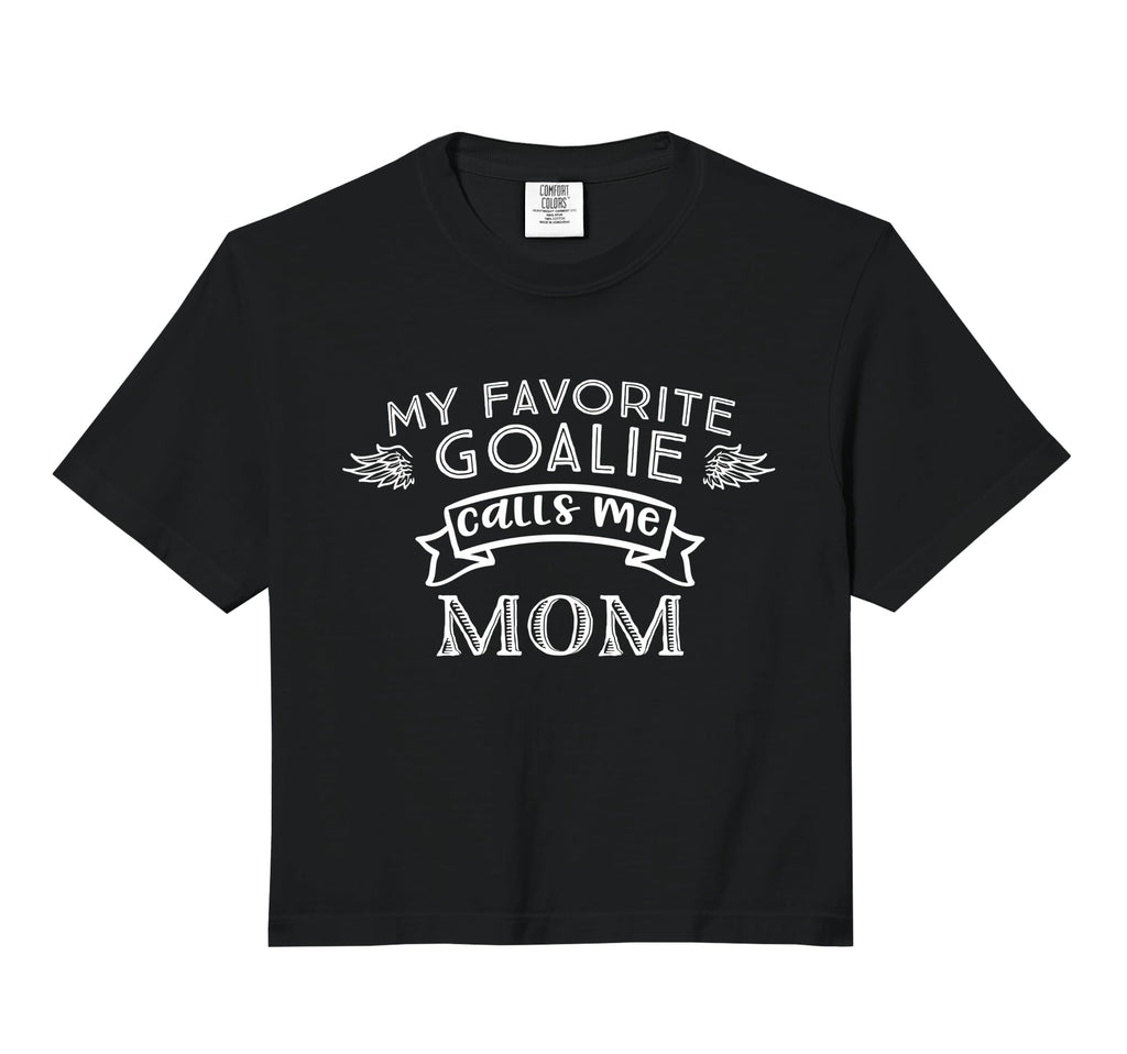Goalie Mom My Favorite Goalie Calls Me Hoodie - Novelty Apparel Men Women