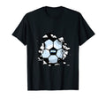 Argentina Football Flag Argentina Soccer T-Shirt - Graphic Print for Adults