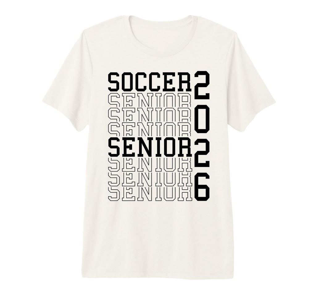 Soccer Senior Night Soccer Senior 2026 T-Shirt - Novelty Apparel Unisex