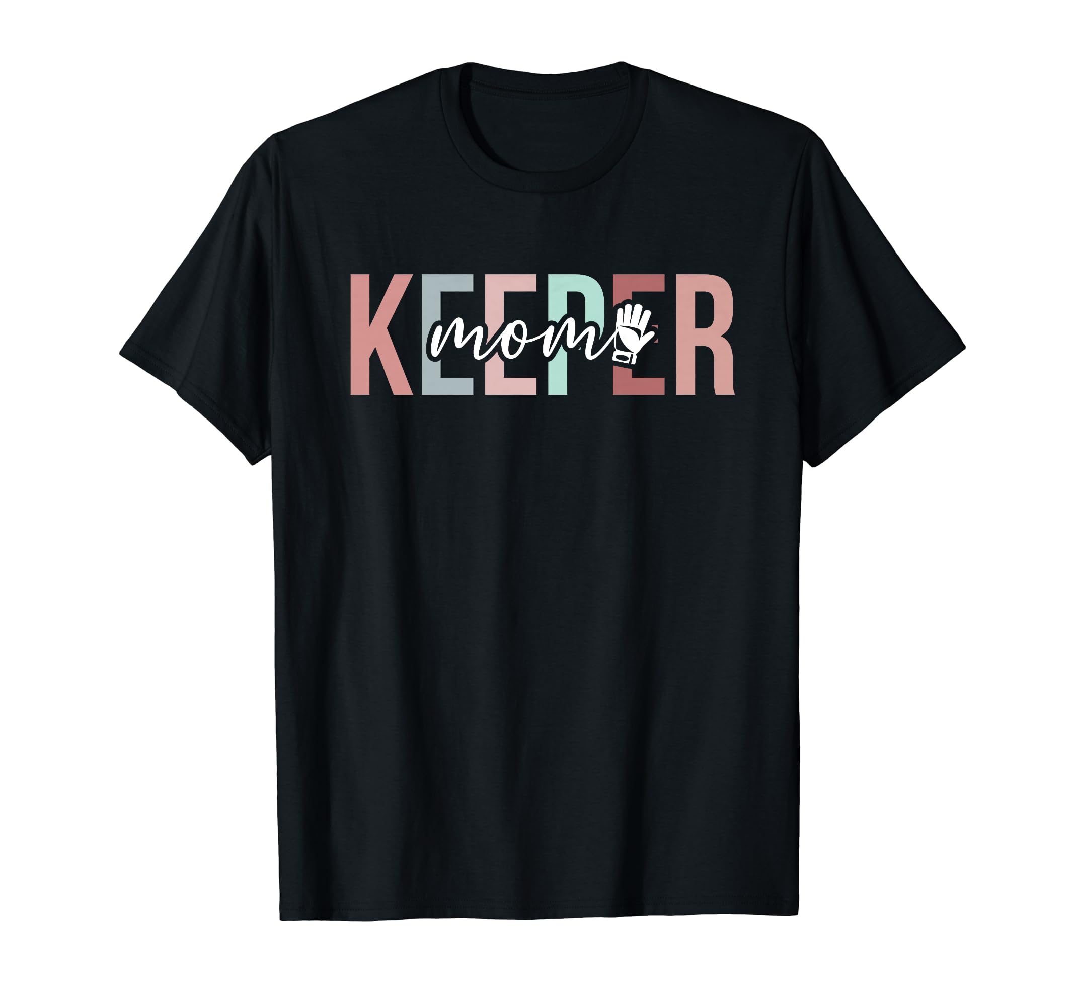 Boho Soccer Keeper Mom Soccer T-Shirt - Trendy Graphic Men Women