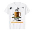 Pitch Side Parent Soccer Mom Dad T-Shirt - Fun Novelty Design Men Women