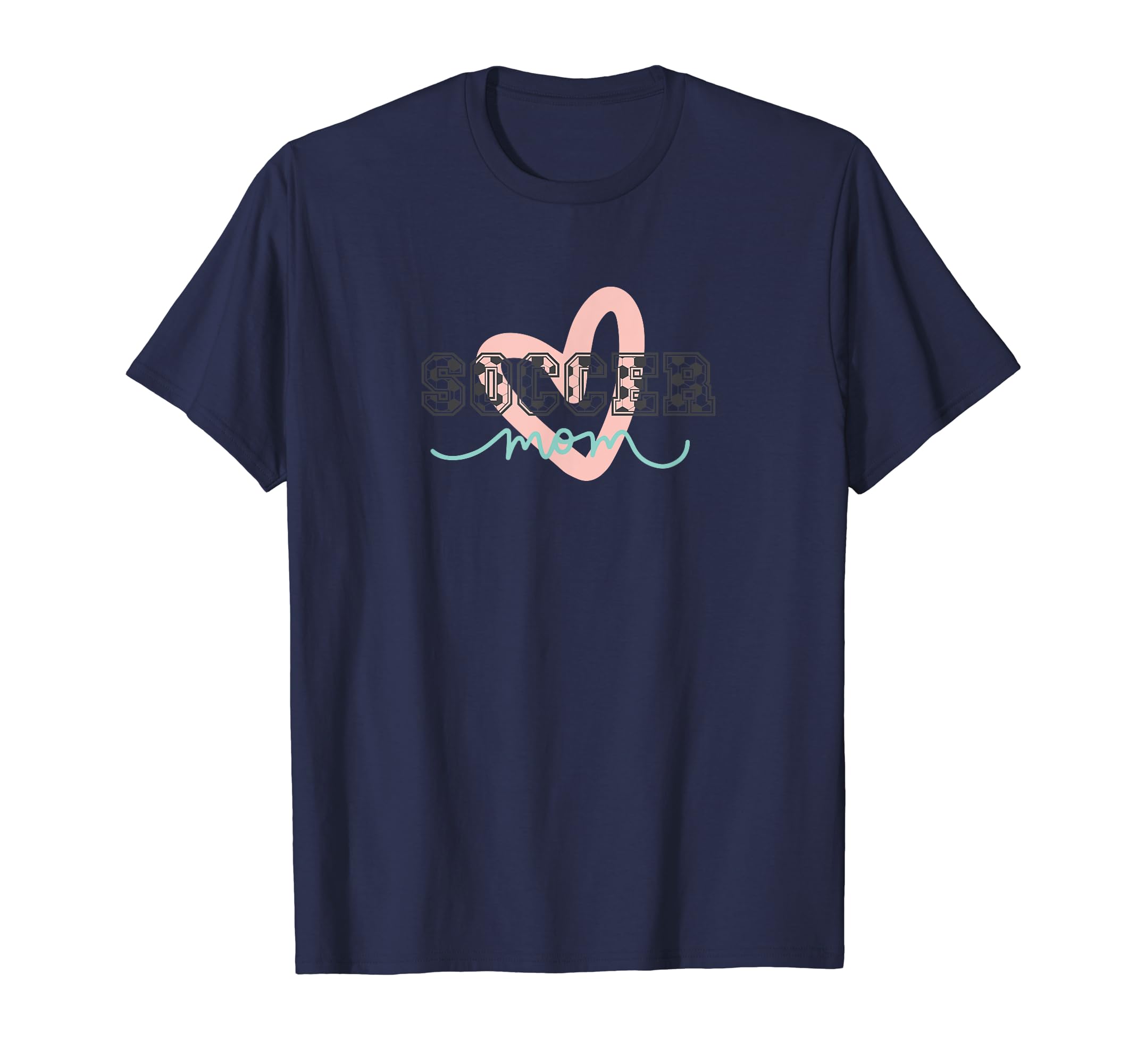 Soccer Mom Heart T-Shirt - Fun Novelty Design Unisex
