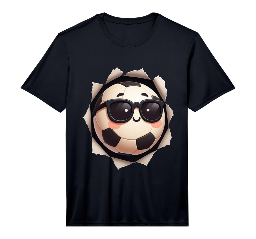 Mens Soccer Ball Performance T-Shirt - Streetwear Style Men Women