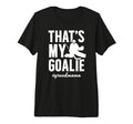 Proud Hockey Goalie Mama Ice Hockey T-Shirt - Graphic Print Men Women