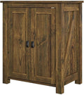 Pemberly Row 10/20 Gallon Aquarium/Terrarium Stand in Rustic
