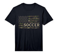 Mens Camo Soccer Camourflage Usa T-Shirt - Casual Everyday Wear for Adults