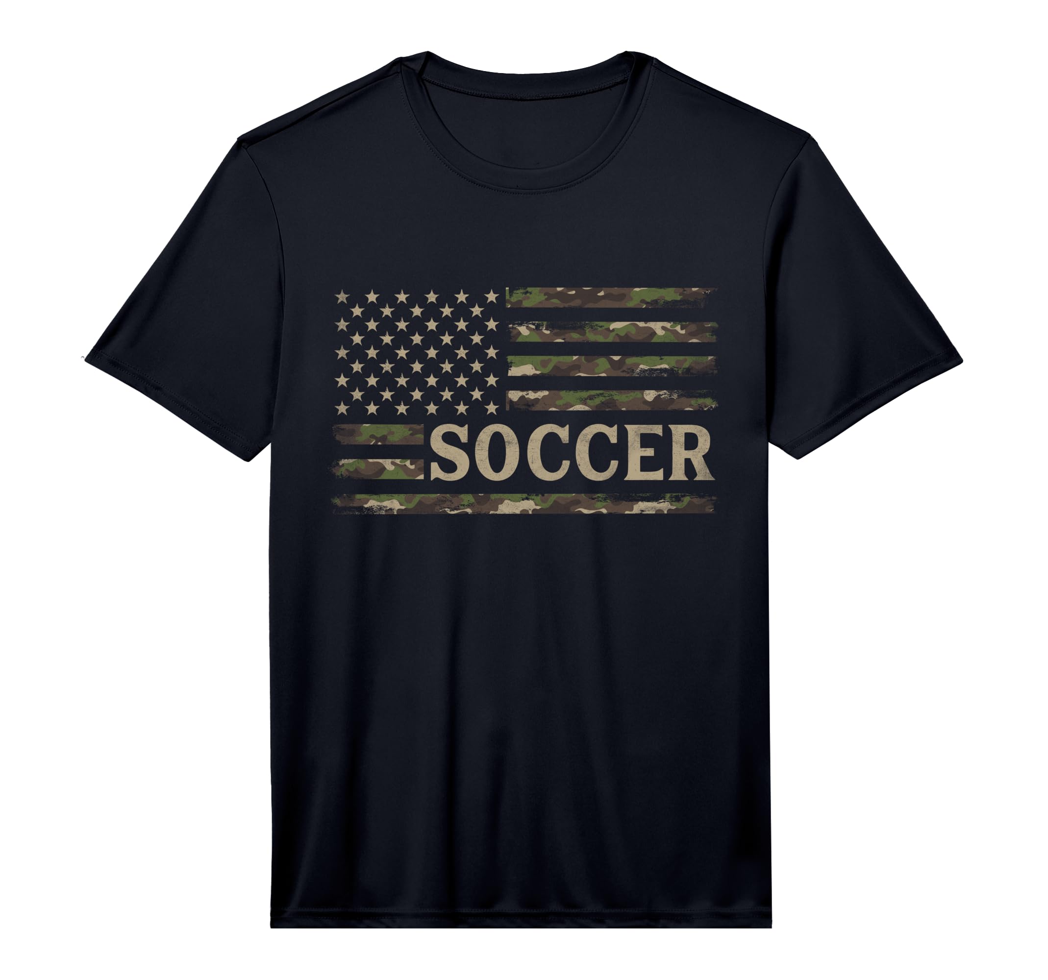 Mens Camo Soccer Camourflage Usa T-Shirt - Casual Everyday Wear for Adults