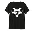 Soccer Number 7 Jersey Funny T-Shirt - Casual Everyday Wear for Adults