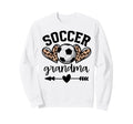 Soccer Grandma Womens Soccer Day Sweatshirt - Trendy Graphic for Adults