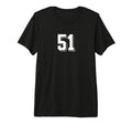 Number 51 80S 90S Soccer Team Jersey T-Shirt - Aesthetic Graphic Unisex