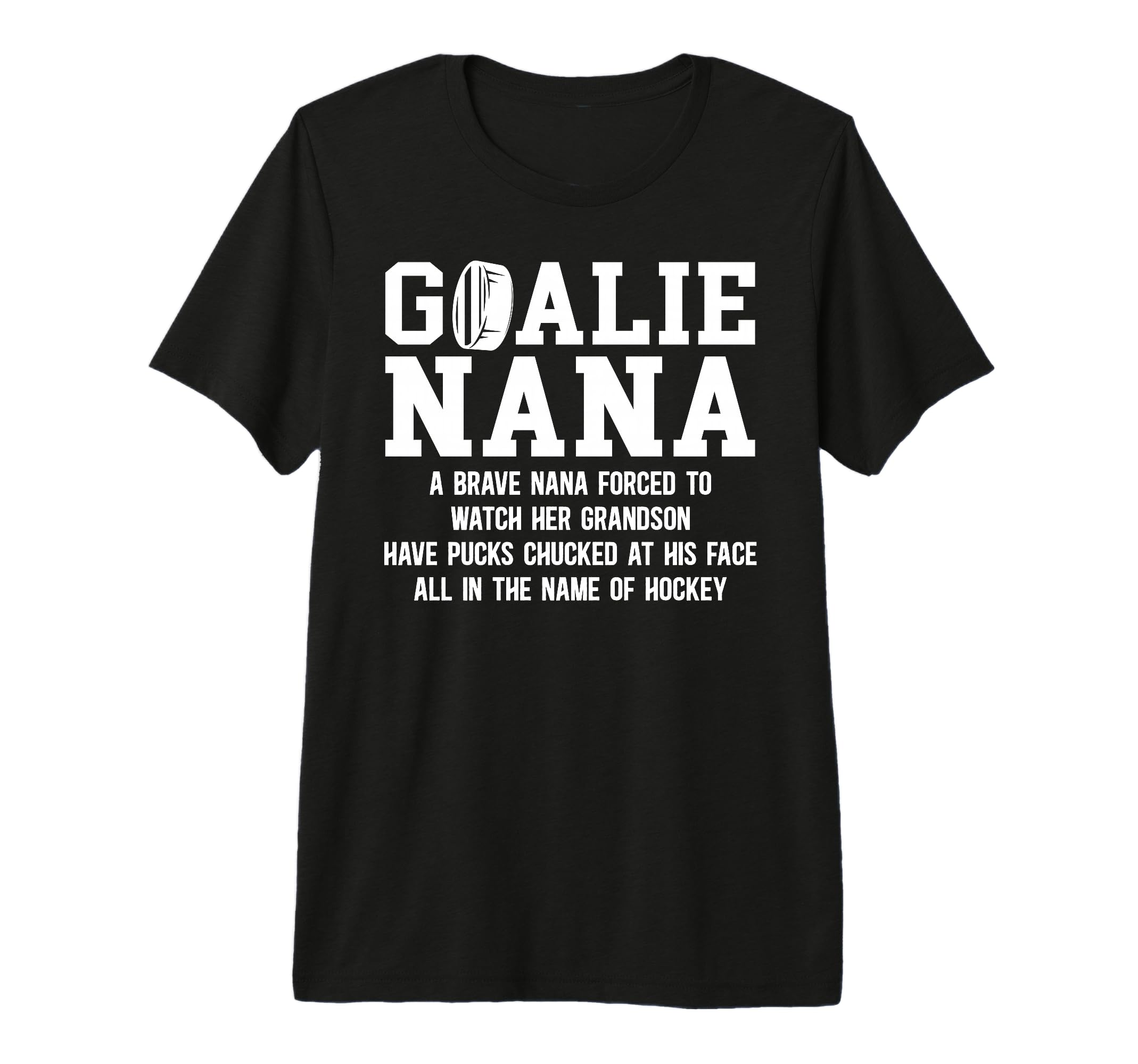 Hockey Goalie Nana Hockey Keeper Nana T-Shirt - Custom Art Print Men Women