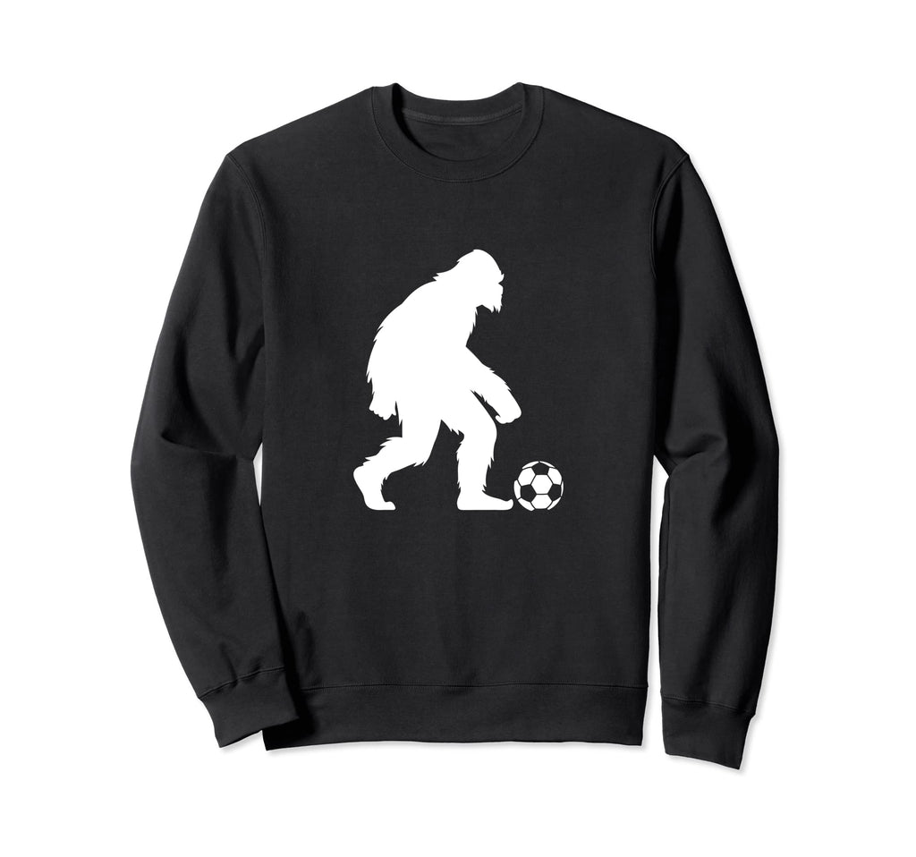 Funny Bigfoot Soccer Football Sweatshirt - Custom Art Print for Adults