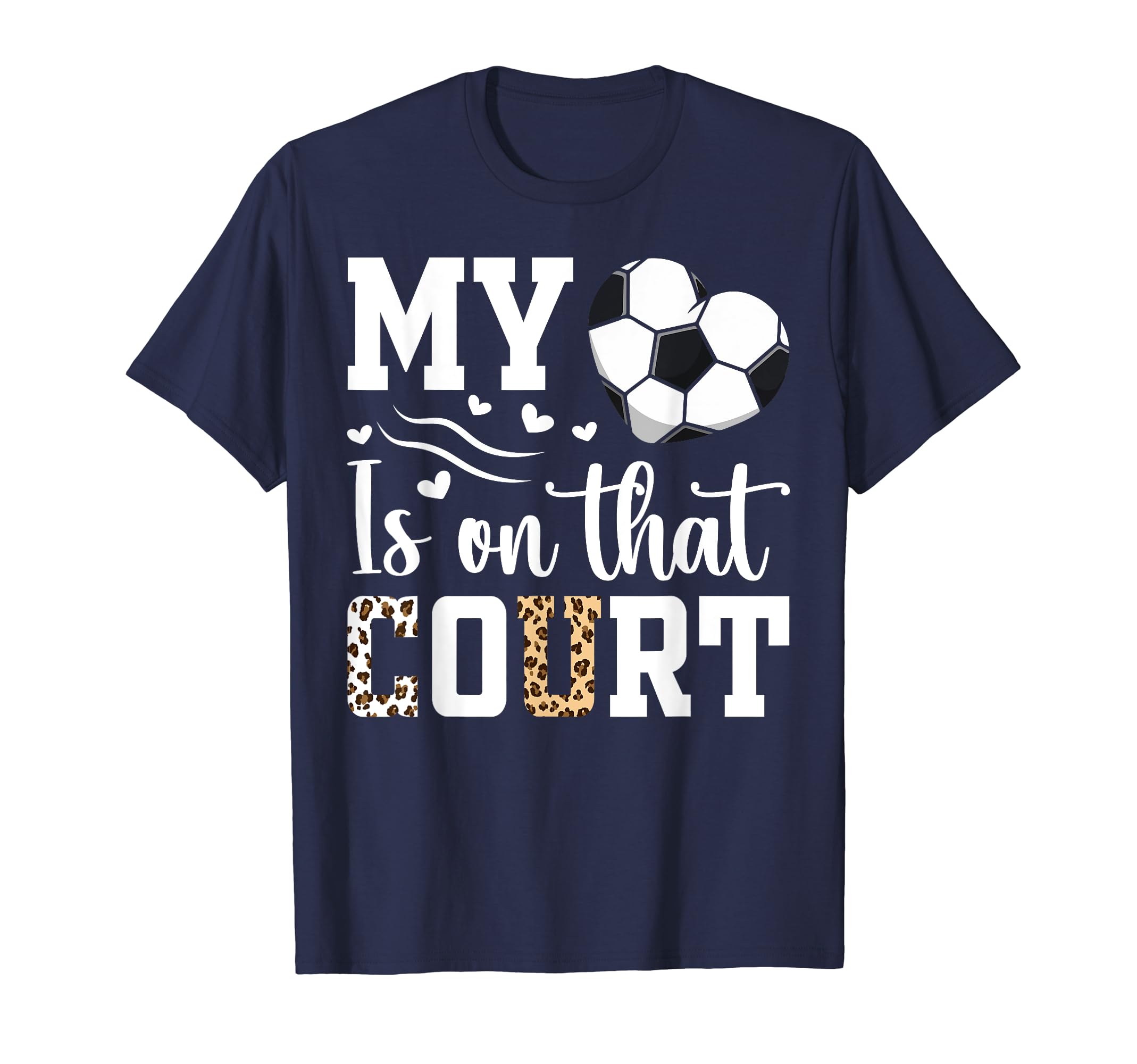 My Heart Is That Court Soccer Player T-Shirt - Aesthetic Graphic Men Women