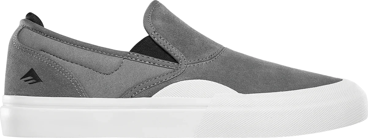 Emerica Shoes Wino G6 Slip-On - Gray/Black/White