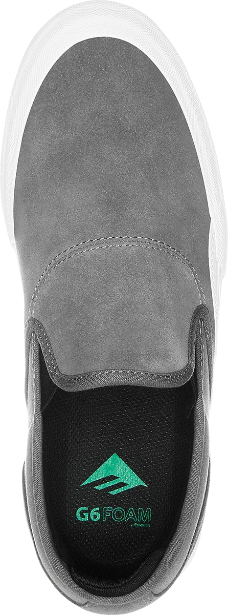 Emerica Shoes Wino G6 Slip-On - Gray/Black/White