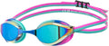 ARENA Unisex Python Racing Swim Goggles for Men and Women Anti-Fog No Leak Max Comfort Dual Strap, Mirror/Non-Mirror Lens