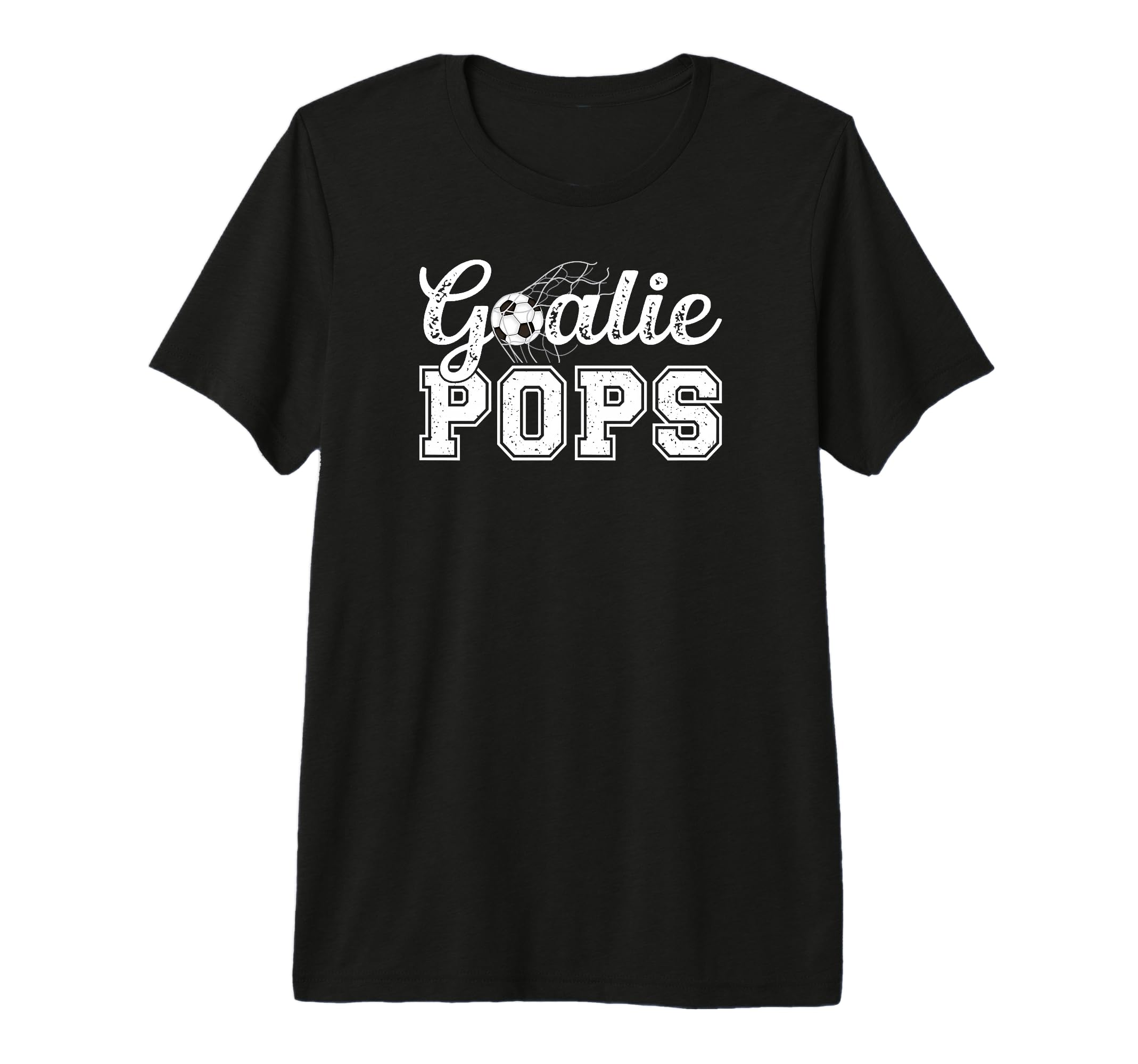Mens Soccer Goalie Pops Soccer Goalkeeper T-Shirt - Unique Graphic Unisex