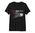 Lifes About Goals And Assists T-Shirt - Aesthetic Graphic for Adults