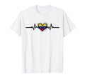 Heartbeat Venezuelan Roots T-Shirt - Aesthetic Graphic Men Women