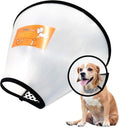 Adjustable Dog Cone Collar After Surgery Soft Cone of Shame Alternatives for Dog Cat Puppy Plastic Elizabethan Collar for Dogs from Licking Biting Scratching Wounds(XXL,Neck:13.8-15.7in)