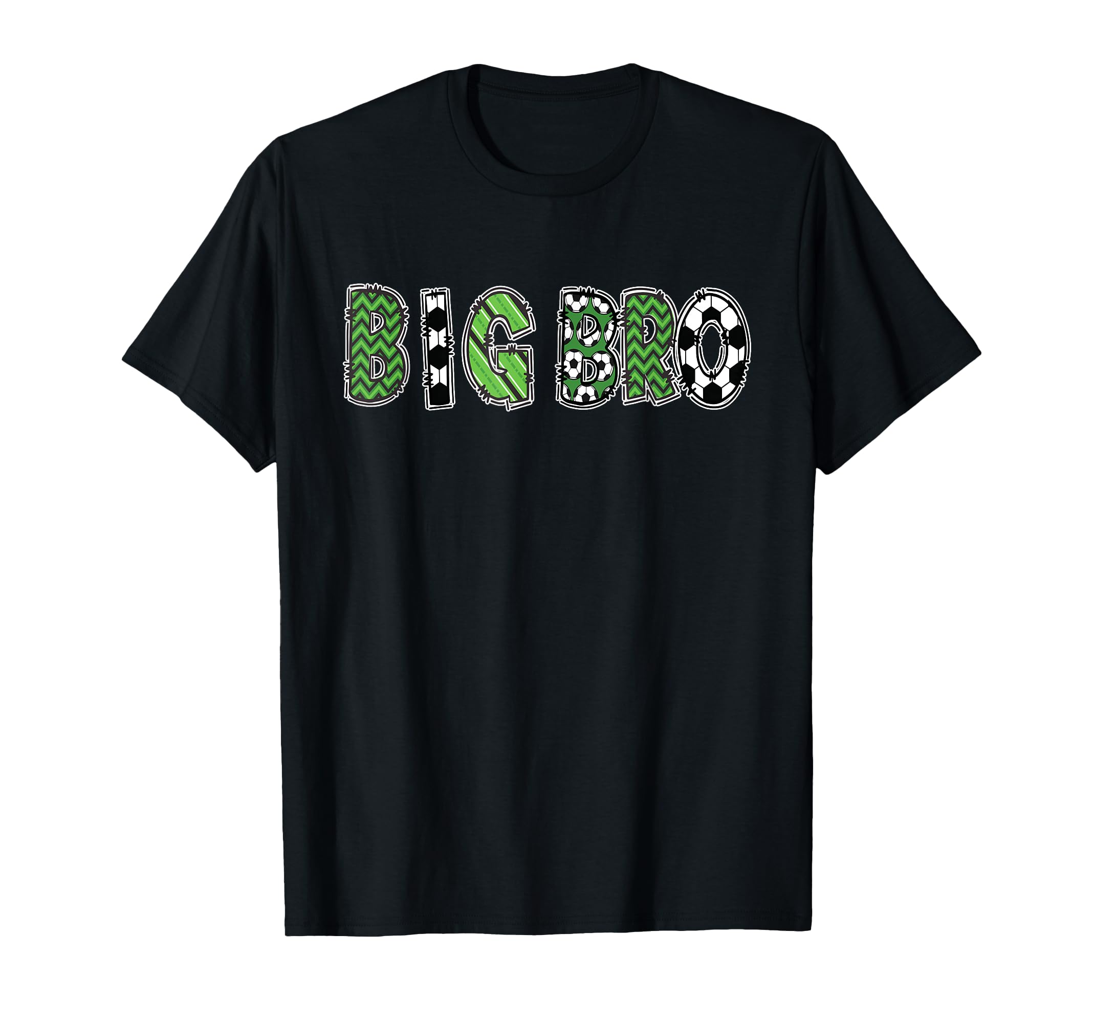 Soccer Brother Big Bro Birthday Party T-Shirt - Novelty Apparel for Adults