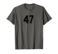 Number 47 80S 90S Soccer Team Jersey T-Shirt - Novelty Apparel Men Women
