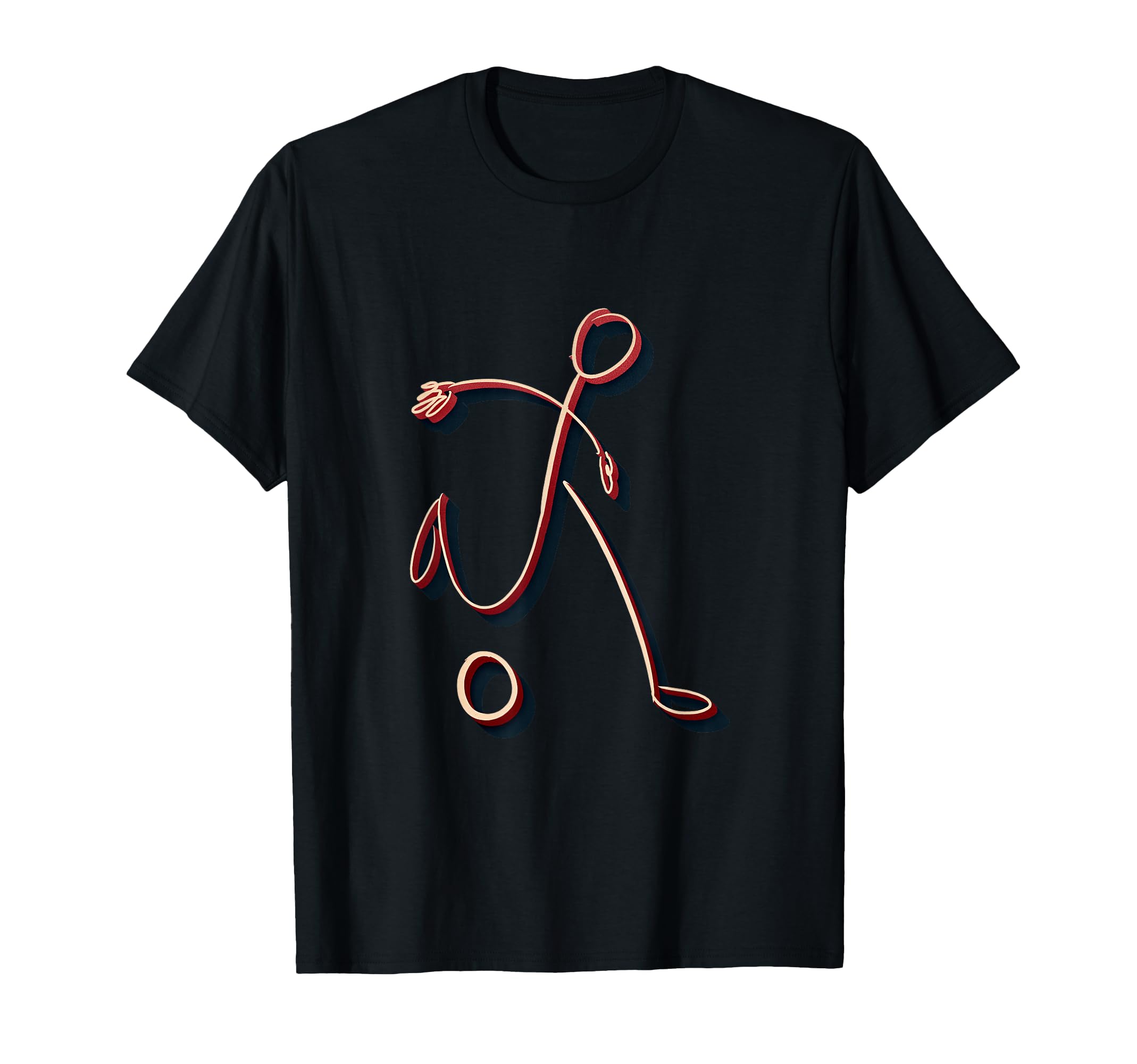 Soccer Player Sport Soccer T-Shirt - Trendy Graphic for Adults