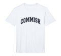 Mens Draft Day Commish University T-Shirt - Streetwear Style for Adults